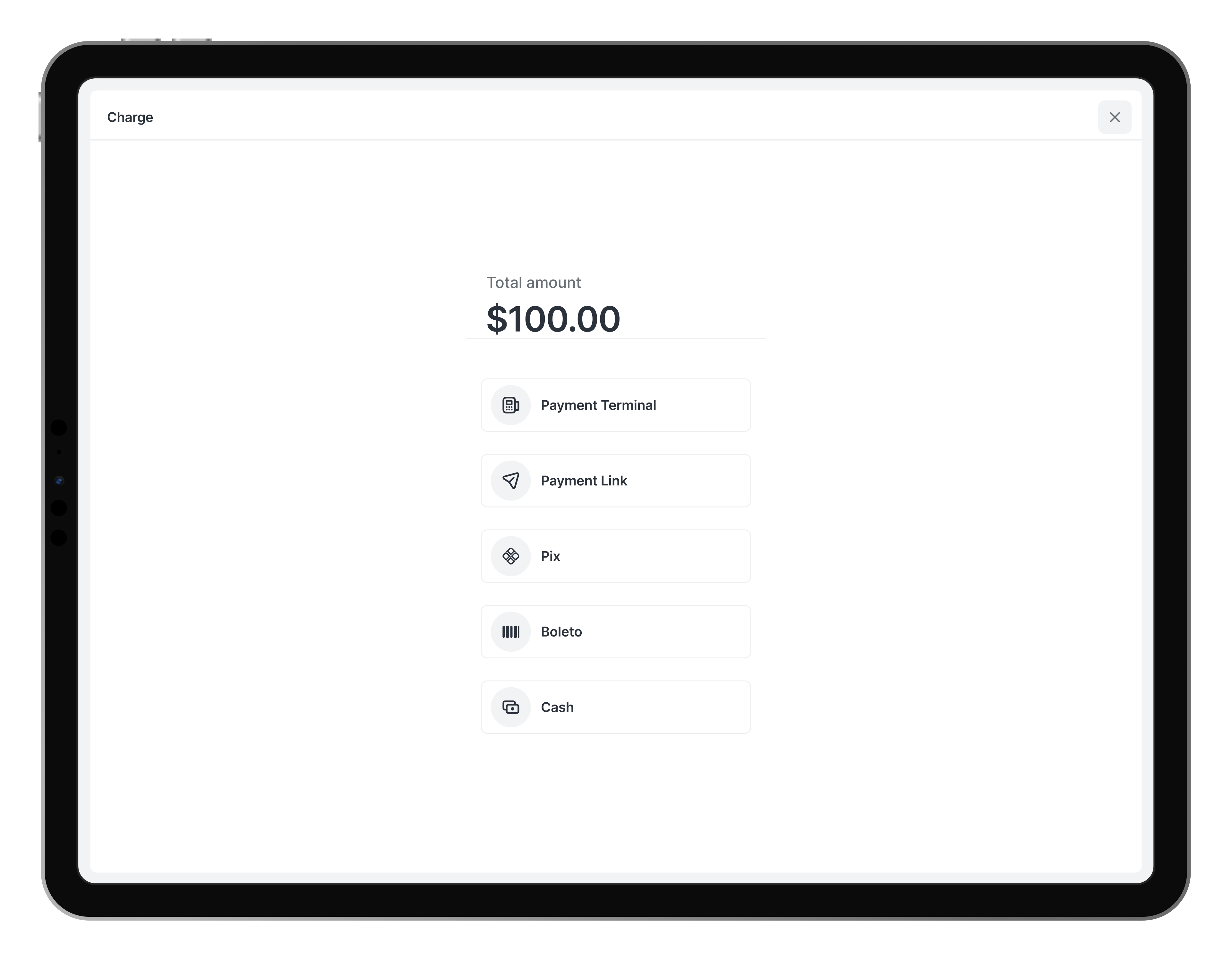 Stone POS sales interface step 3