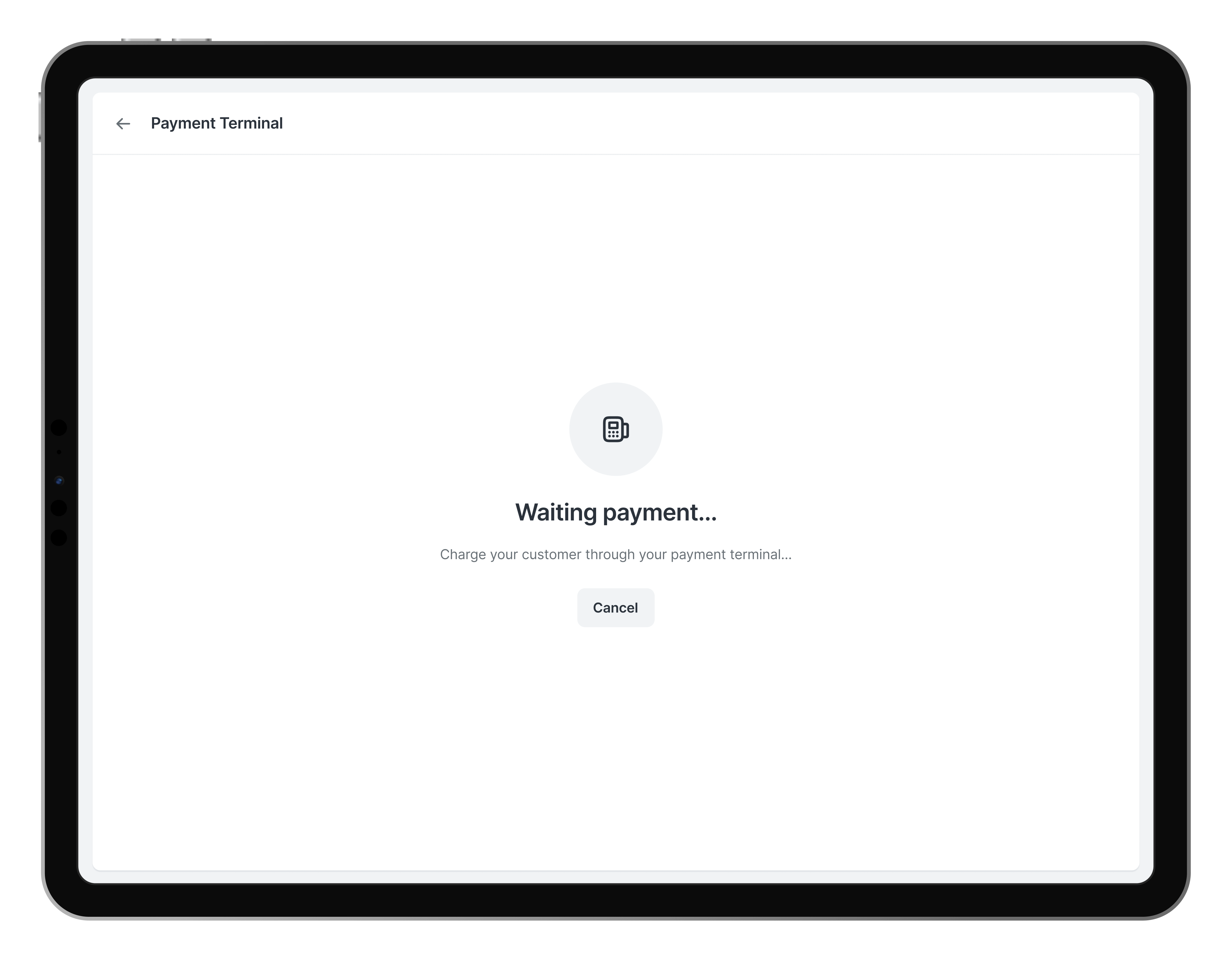 Stone POS sales interface step 4